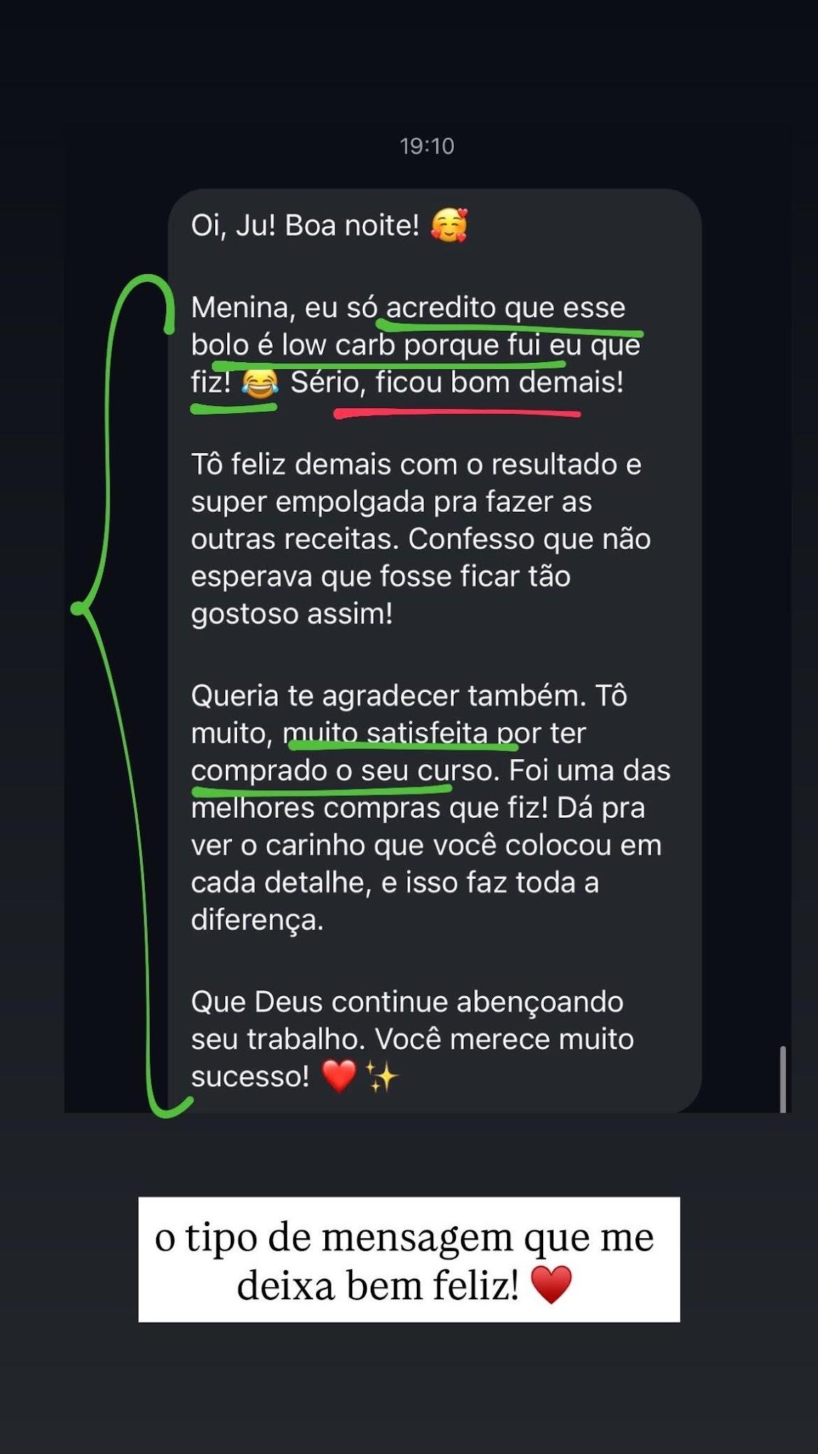 Depoimento Aluno