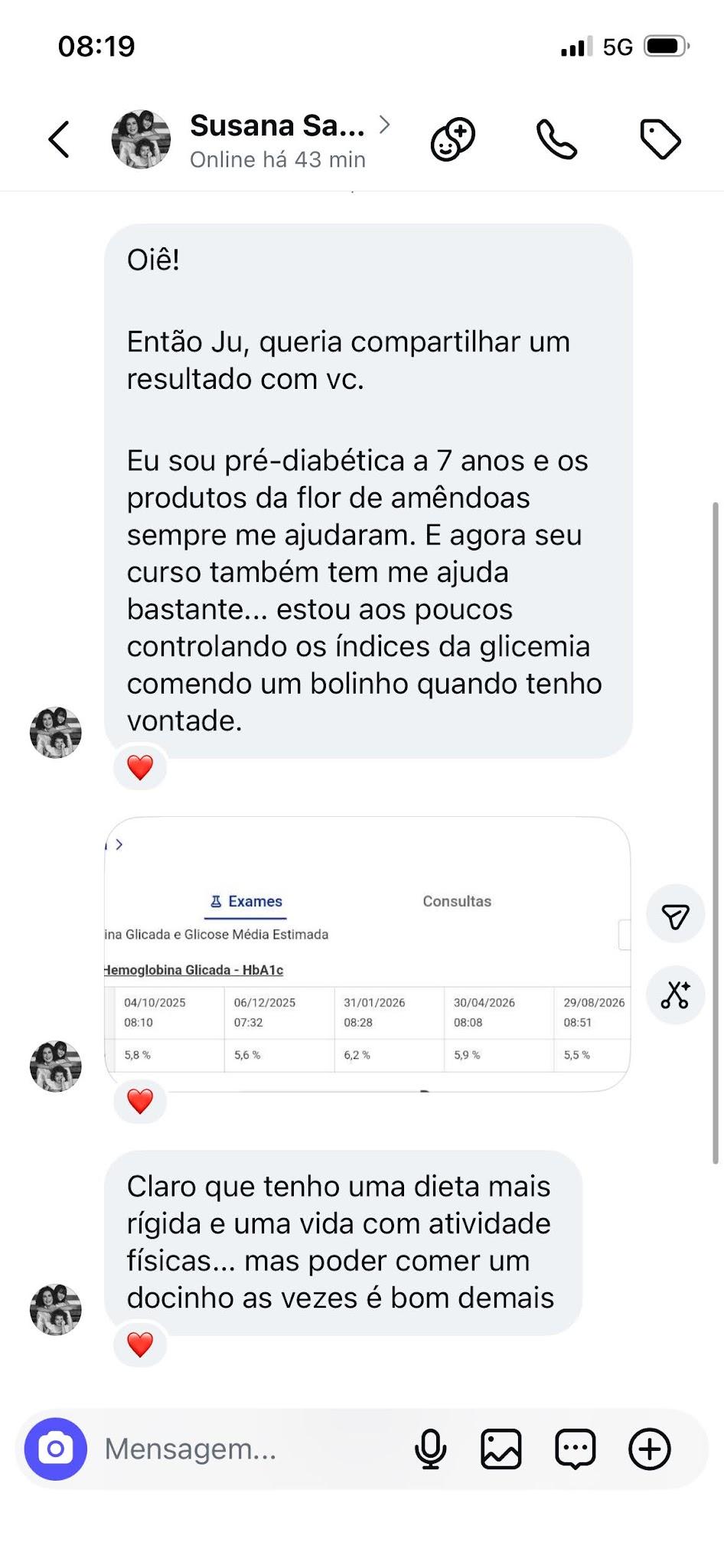 Depoimento Susana - Controle de Glicada